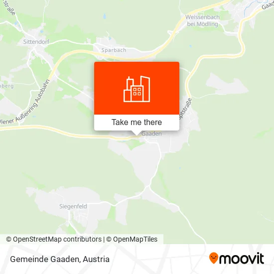 Gemeinde Gaaden map