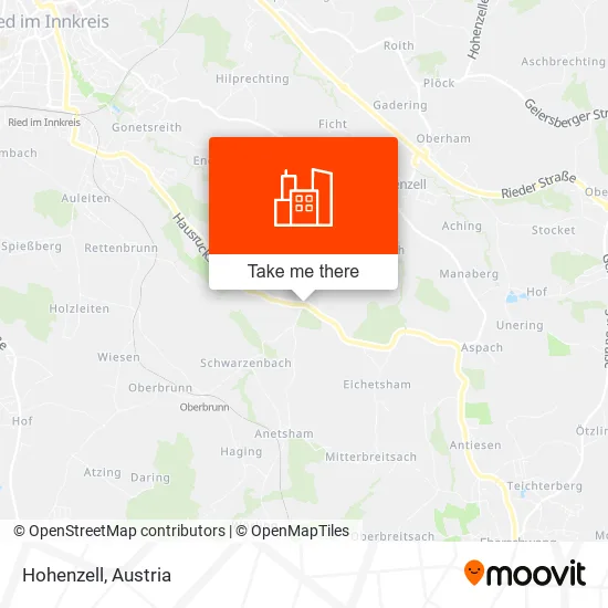Hohenzell map