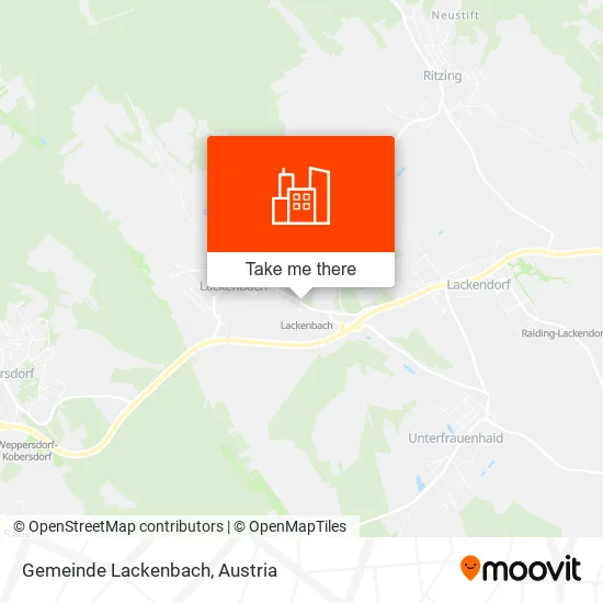 Gemeinde Lackenbach map