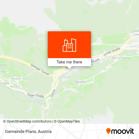 Gemeinde Pians map