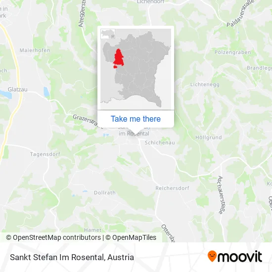 Sankt Stefan Im Rosental map