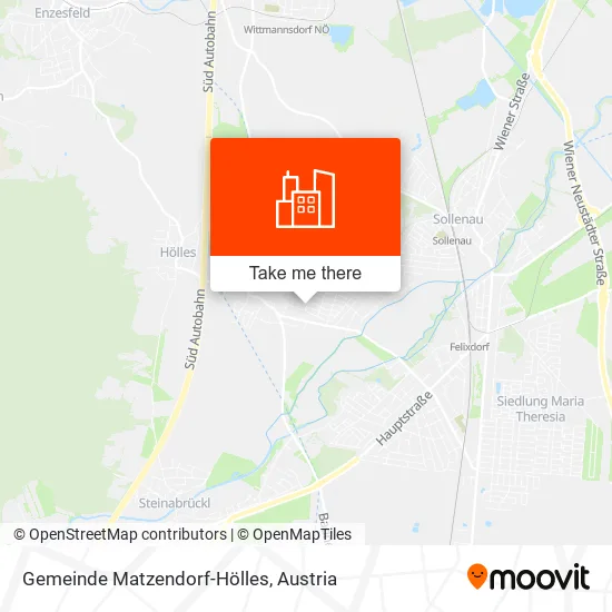 Gemeinde Matzendorf-Hölles map