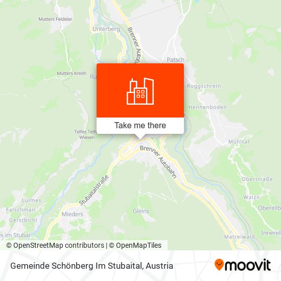 Gemeinde Schönberg Im Stubaital map
