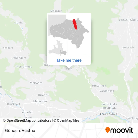Göriach map