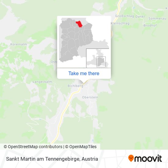 Sankt Martin am Tennengebirge map