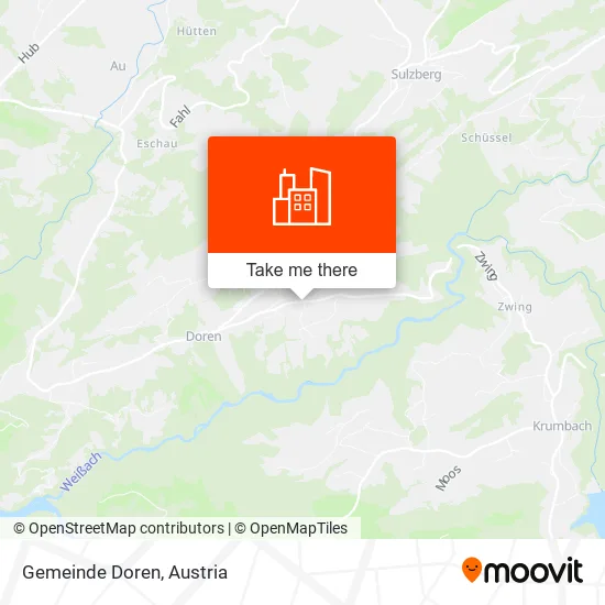 Gemeinde Doren map
