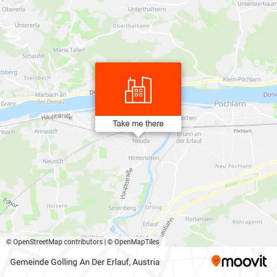 Gemeinde Golling An Der Erlauf map