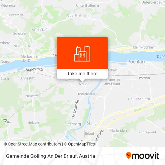 Gemeinde Golling An Der Erlauf map
