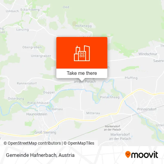 Gemeinde Hafnerbach map