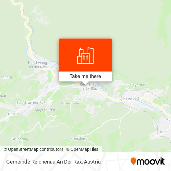 Gemeinde Reichenau An Der Rax map