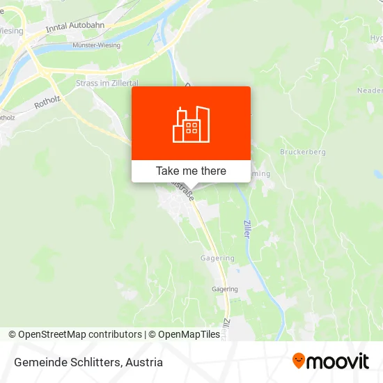 Gemeinde Schlitters map