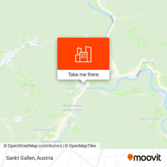 Sankt Gallen map