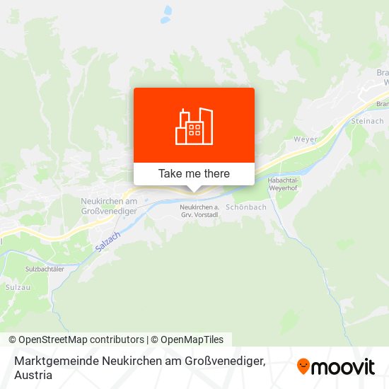 Marktgemeinde Neukirchen am Großvenediger map