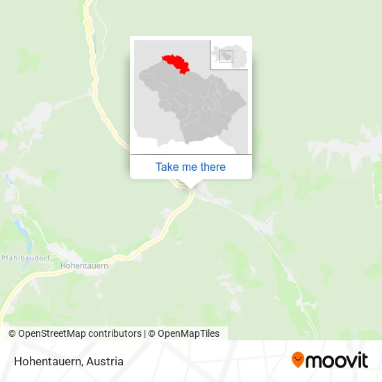 Hohentauern map