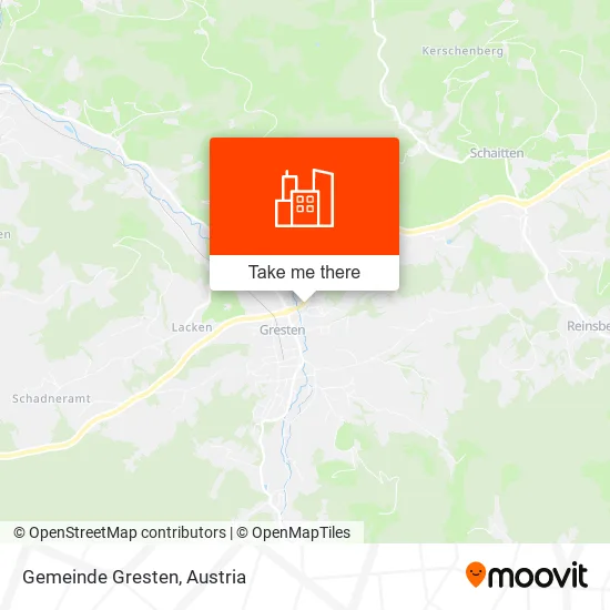 Gemeinde Gresten map