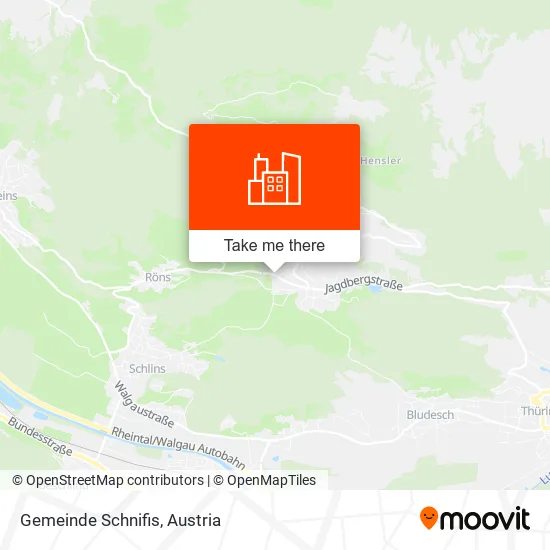 Gemeinde Schnifis map