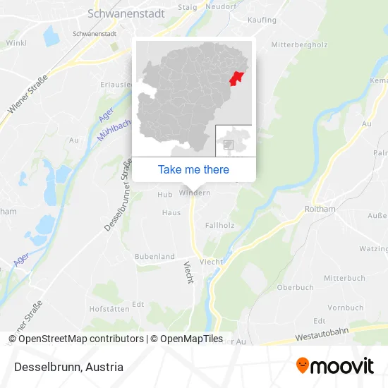 Desselbrunn map