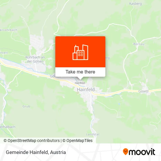 Gemeinde Hainfeld map