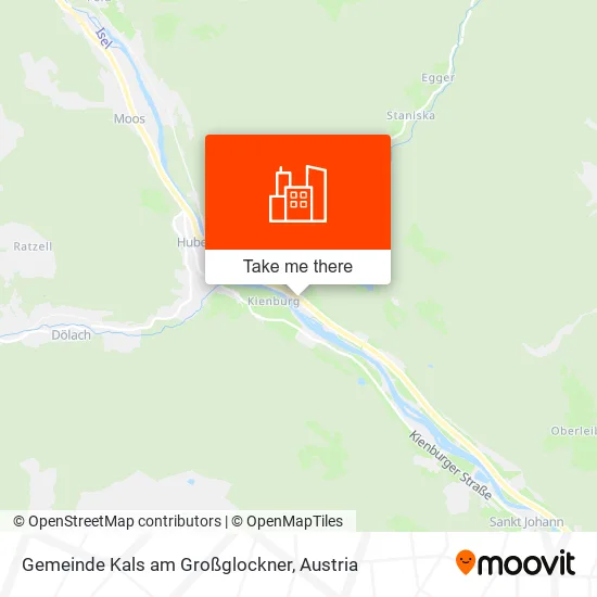 Gemeinde Kals am Großglockner map