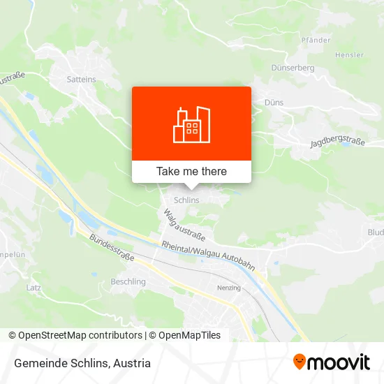 Gemeinde Schlins map