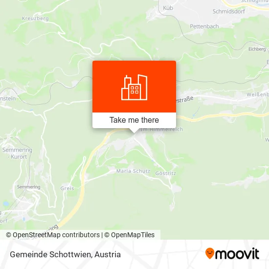 Gemeinde Schottwien map