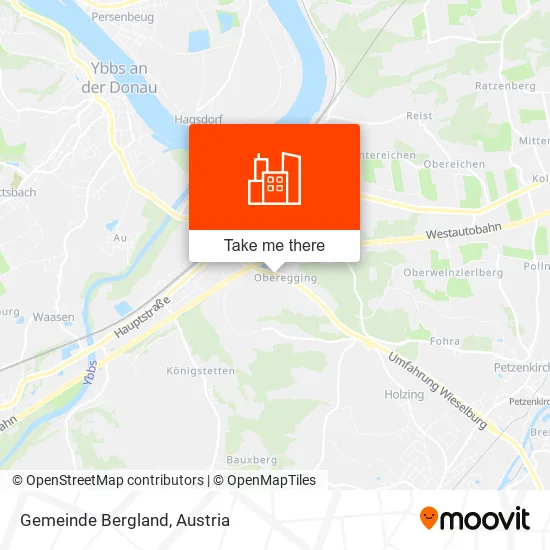 Gemeinde Bergland map