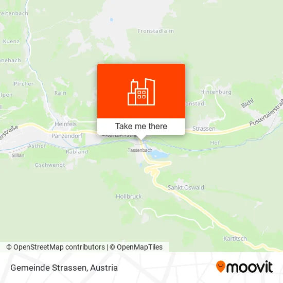 Gemeinde Strassen map