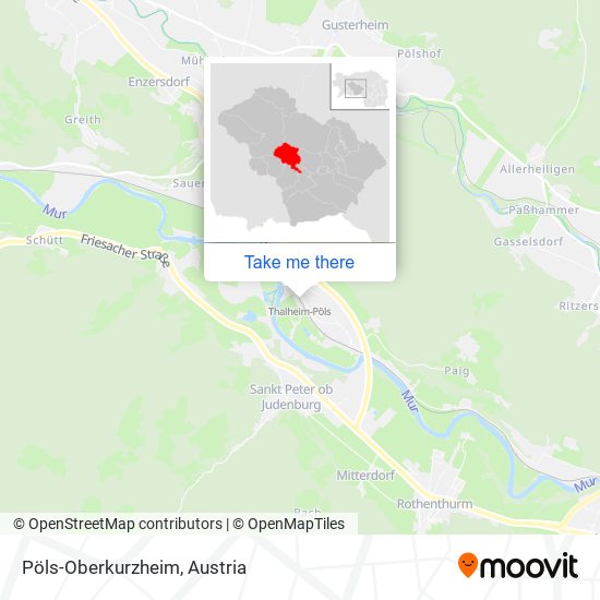 Pöls-Oberkurzheim map