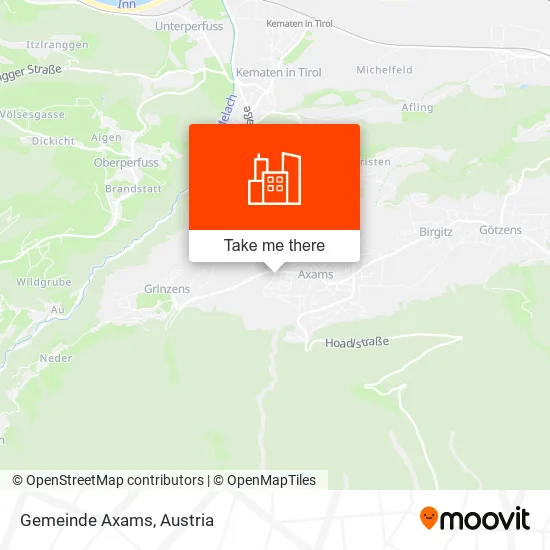 Gemeinde Axams map