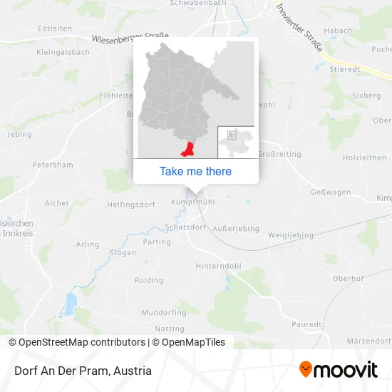 Dorf An Der Pram map
