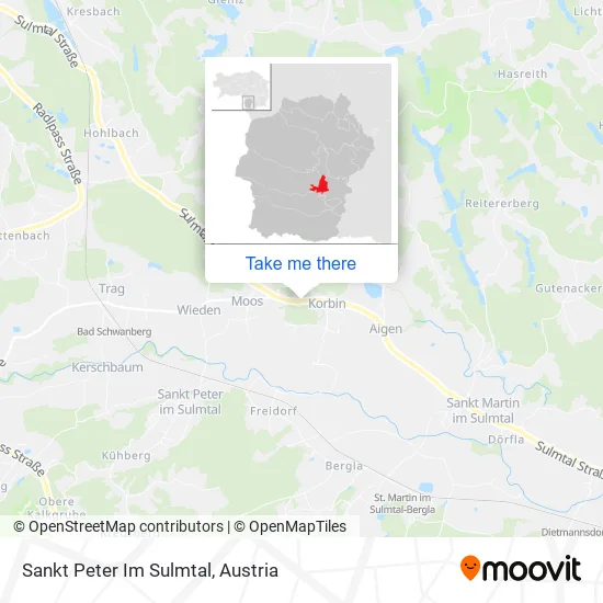 Sankt Peter Im Sulmtal map