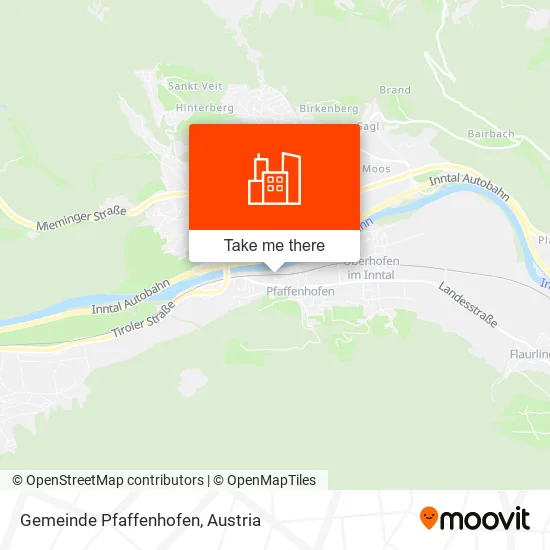 Gemeinde Pfaffenhofen map