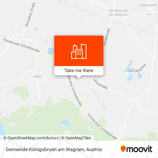 Gemeinde Königsbrunn am Wagram map