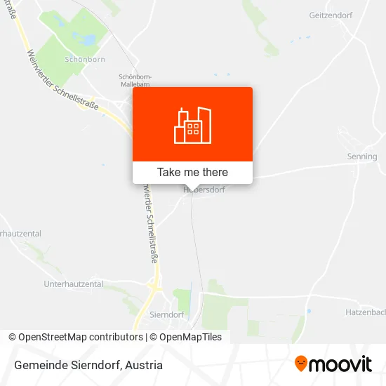 Gemeinde Sierndorf map