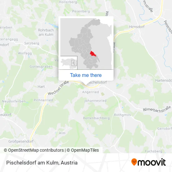 Pischelsdorf am Kulm map