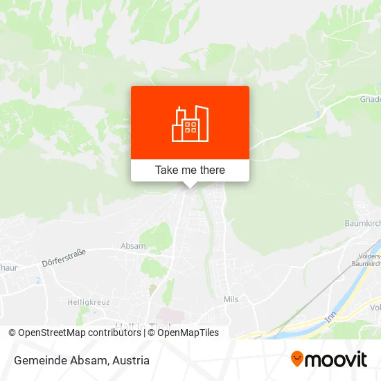 Gemeinde Absam map