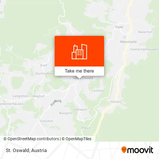 St. Oswald map