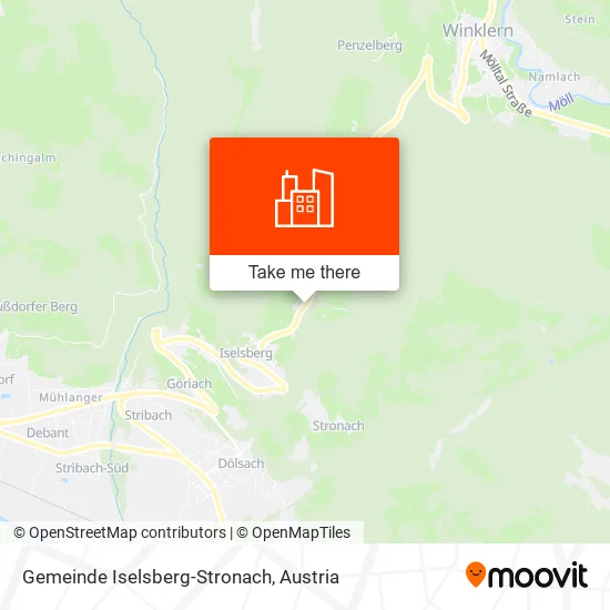 Gemeinde Iselsberg-Stronach map
