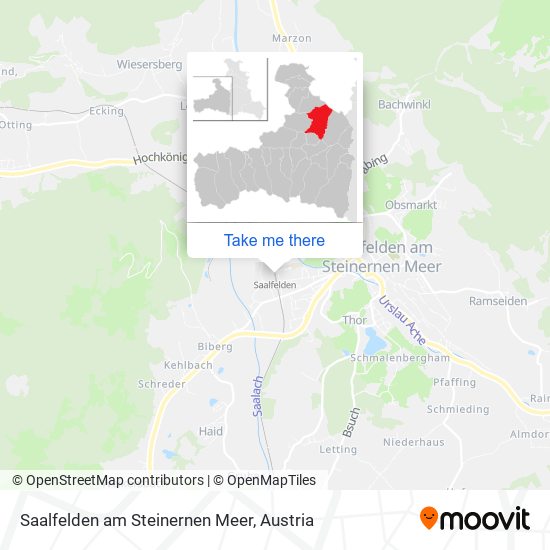 Saalfelden am Steinernen Meer map