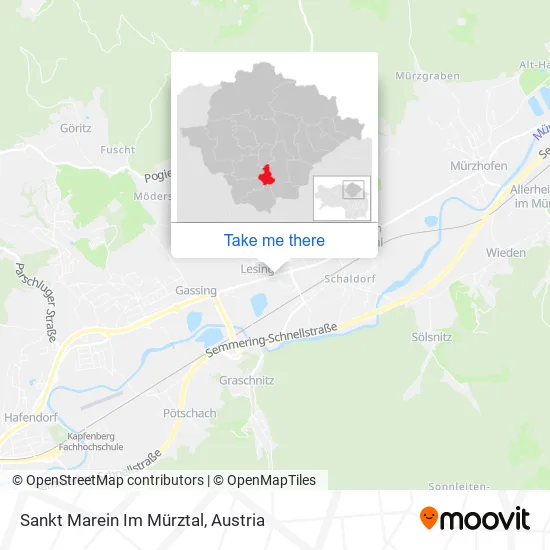 Sankt Marein Im Mürztal map