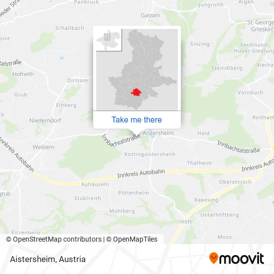 Aistersheim map