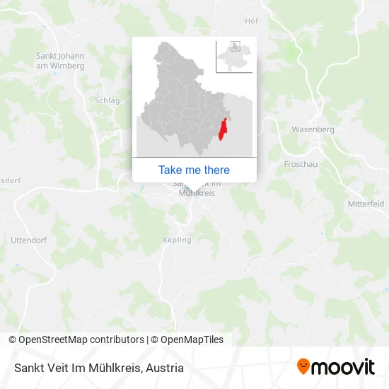 Sankt Veit Im Mühlkreis map