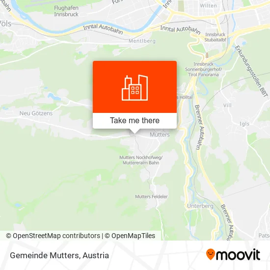 Gemeinde Mutters map
