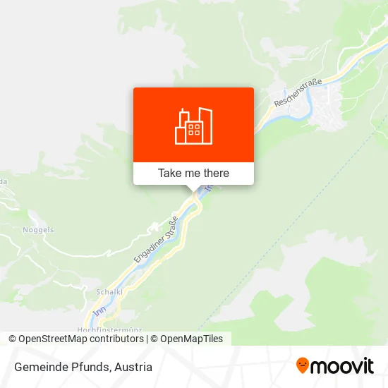 Gemeinde Pfunds map