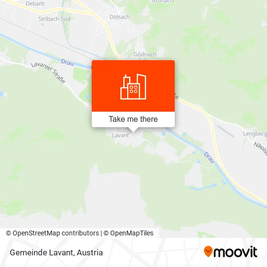 Gemeinde Lavant map