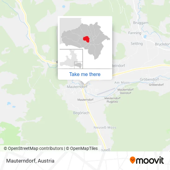 Mauterndorf map