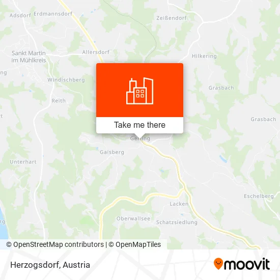 Herzogsdorf map