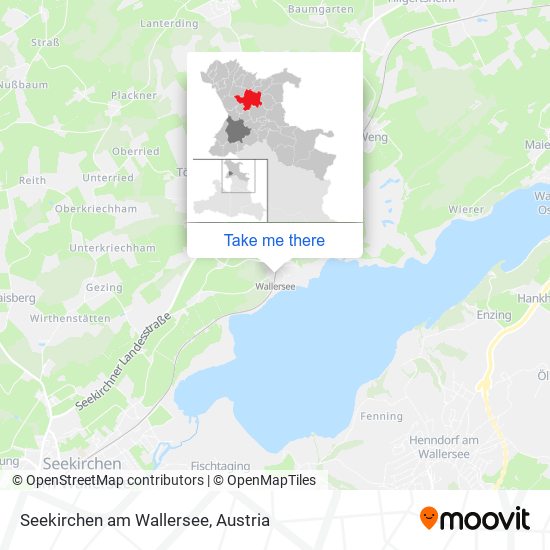 Seekirchen am Wallersee map