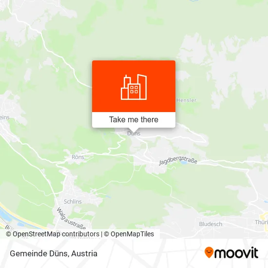 Gemeinde Düns map