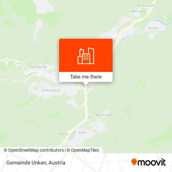 Gemeinde Unken map